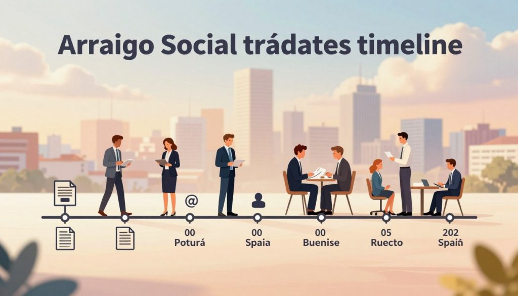 Arraigo Social trámites timeline